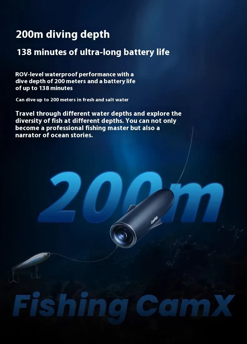 Wireless Underwater Visual Fish Detection Camera
