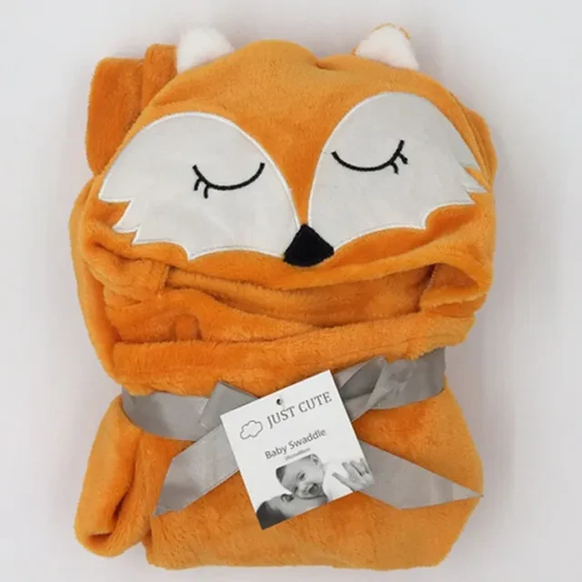 Baby fleece bath towel hooded towels bathrobe