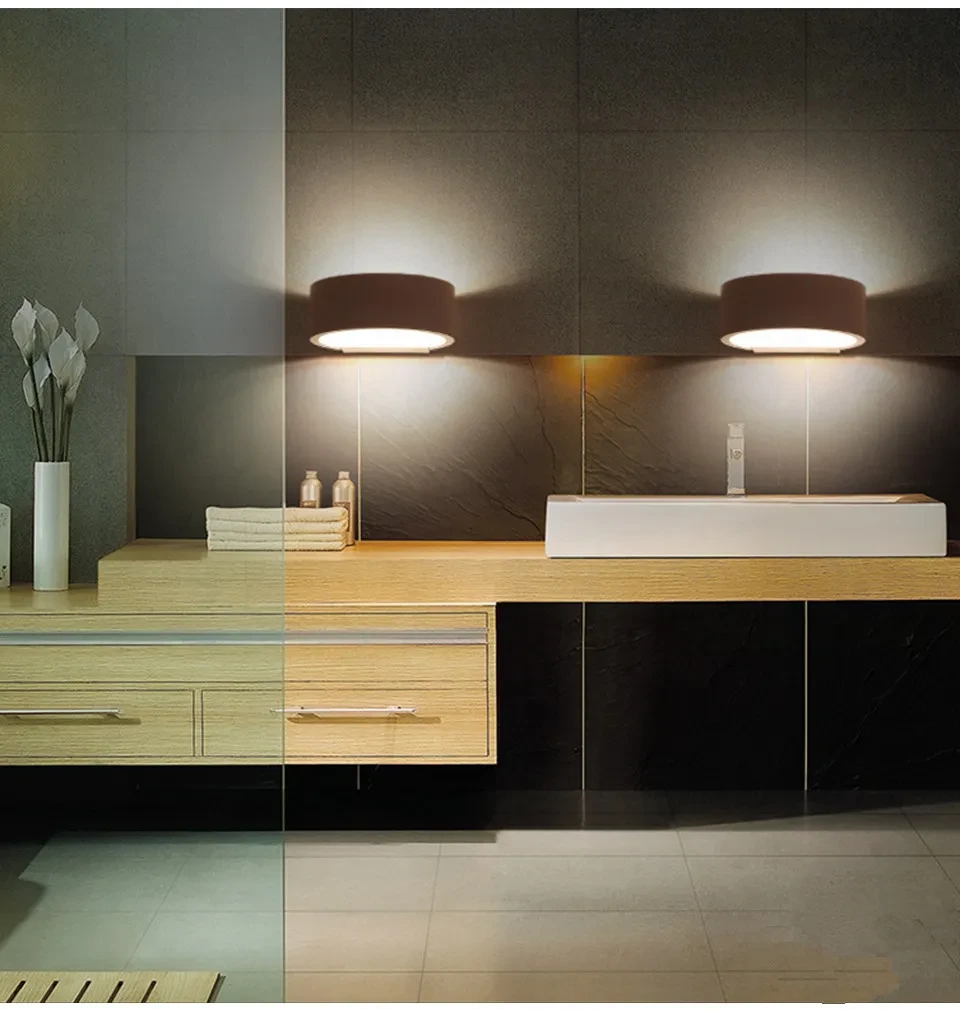 Outdoor Round Wall Lamp Outdoor Simple Modern Garden Wall Lamp