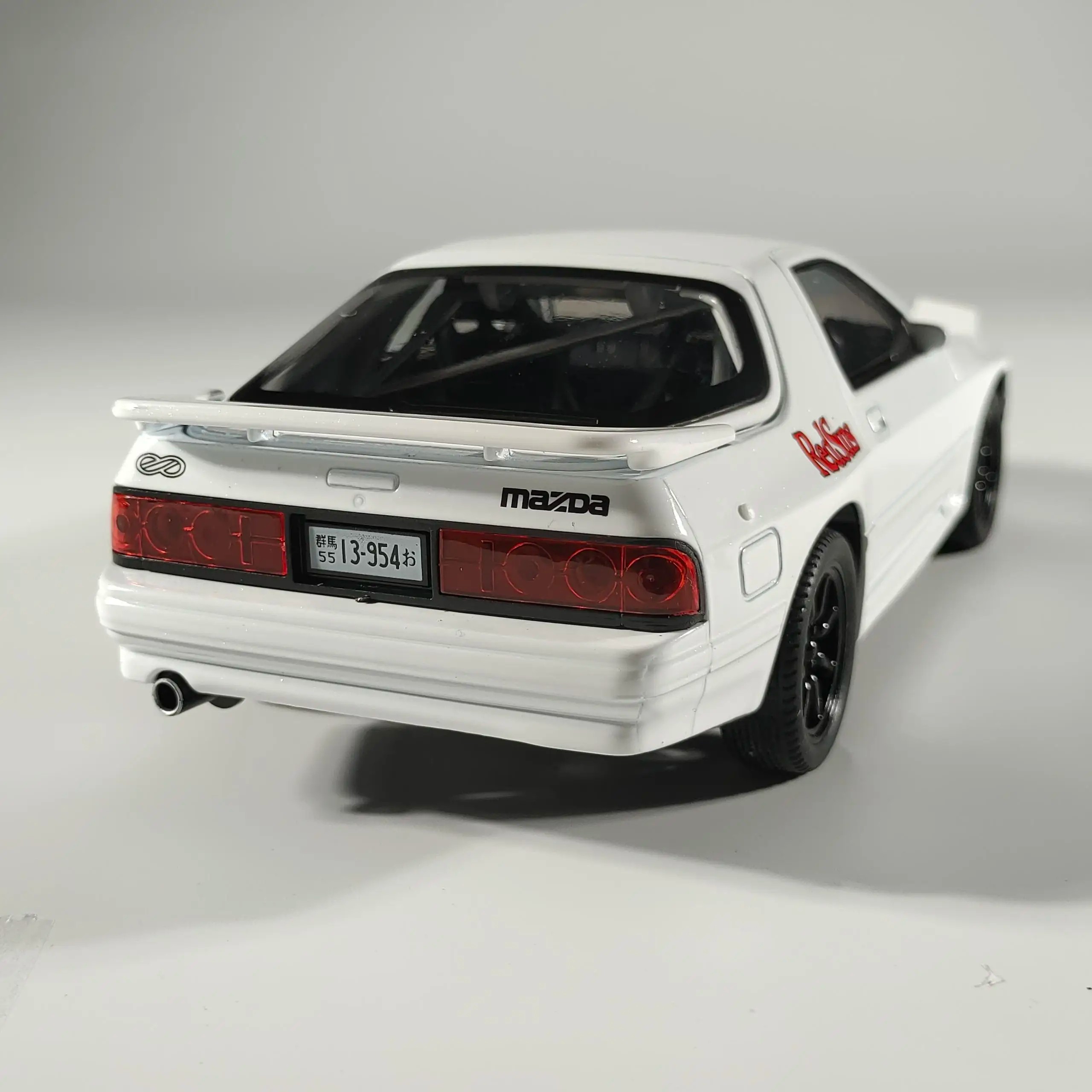JDM 1:24 Mazda RX7 Initial D Diecast Alloy Model Car
