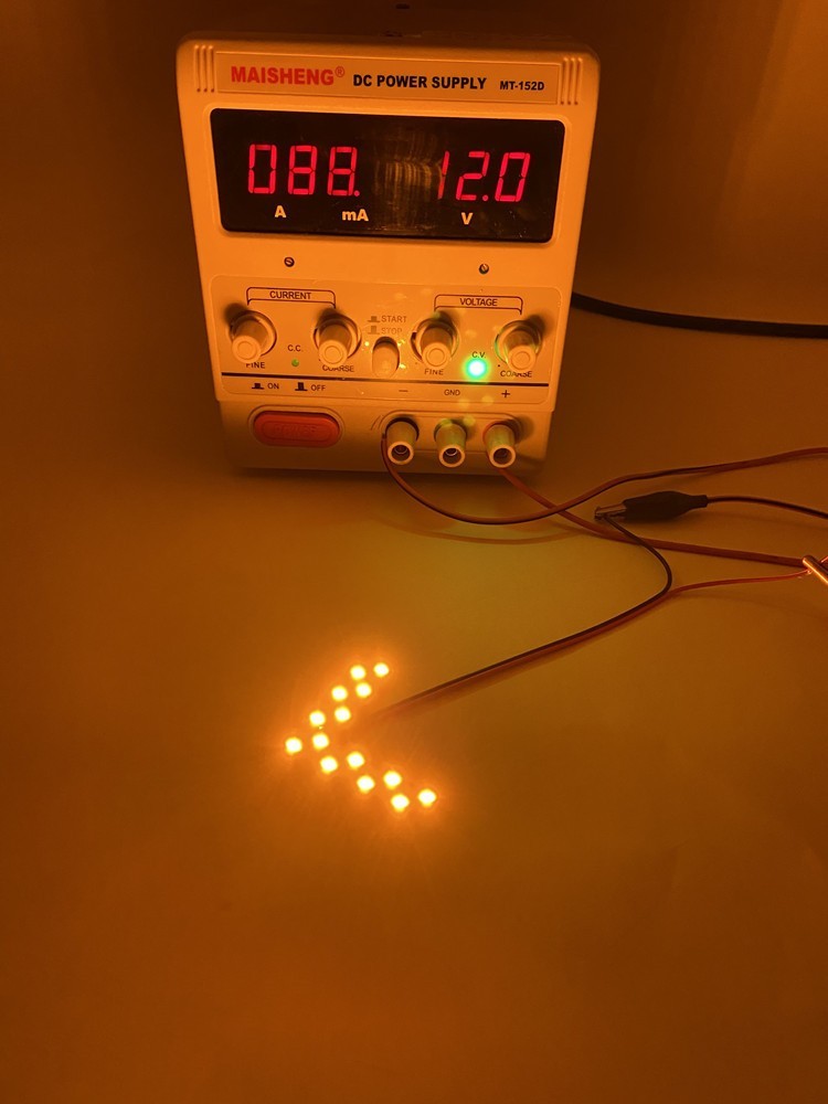 Car Led Steering Indicator Rearview Mirror Arrow