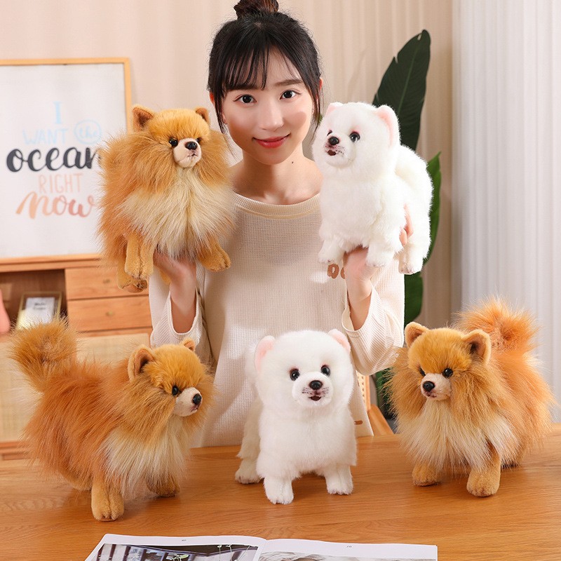 Standing Simulation Cute Pet Dog Home Decoration