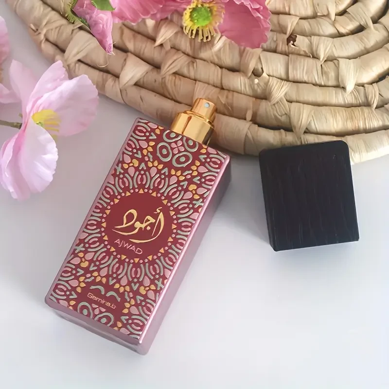 Elegant Dubai Women's Perfume - Lily, Peach, Rose, Cardamom, Musk Water Notes, Long-Lasting Luxury Fragrance from the Middle East, 3.4 FL.OZ, with Alcohol Content