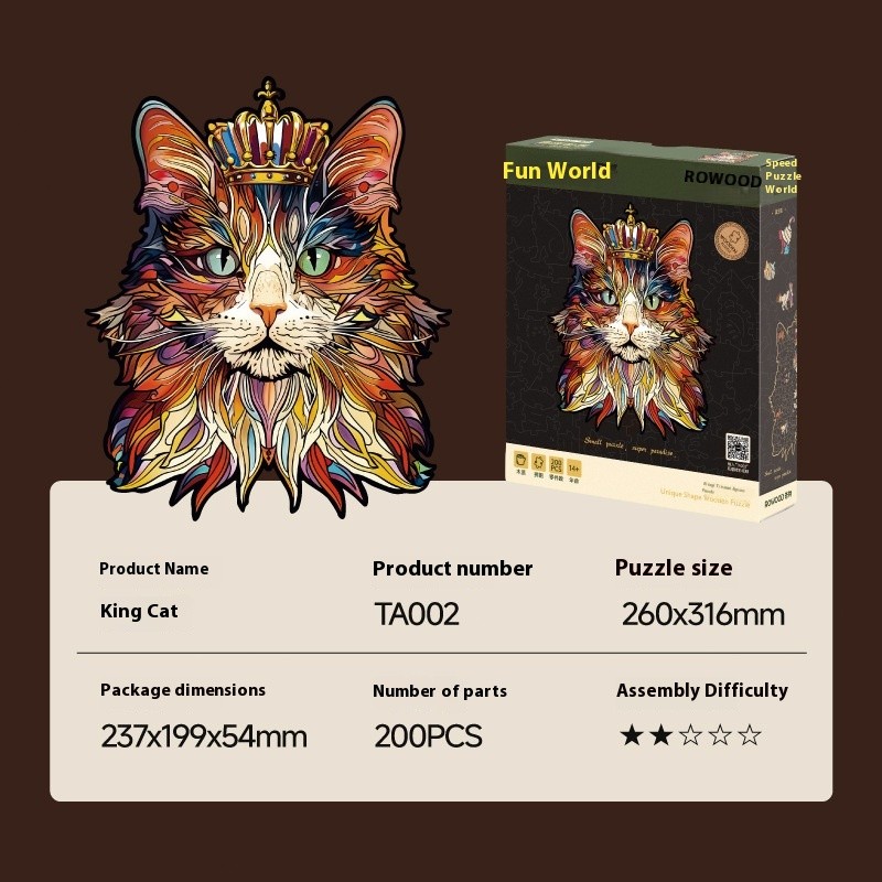 World Shaped Puzzle Photo Frame