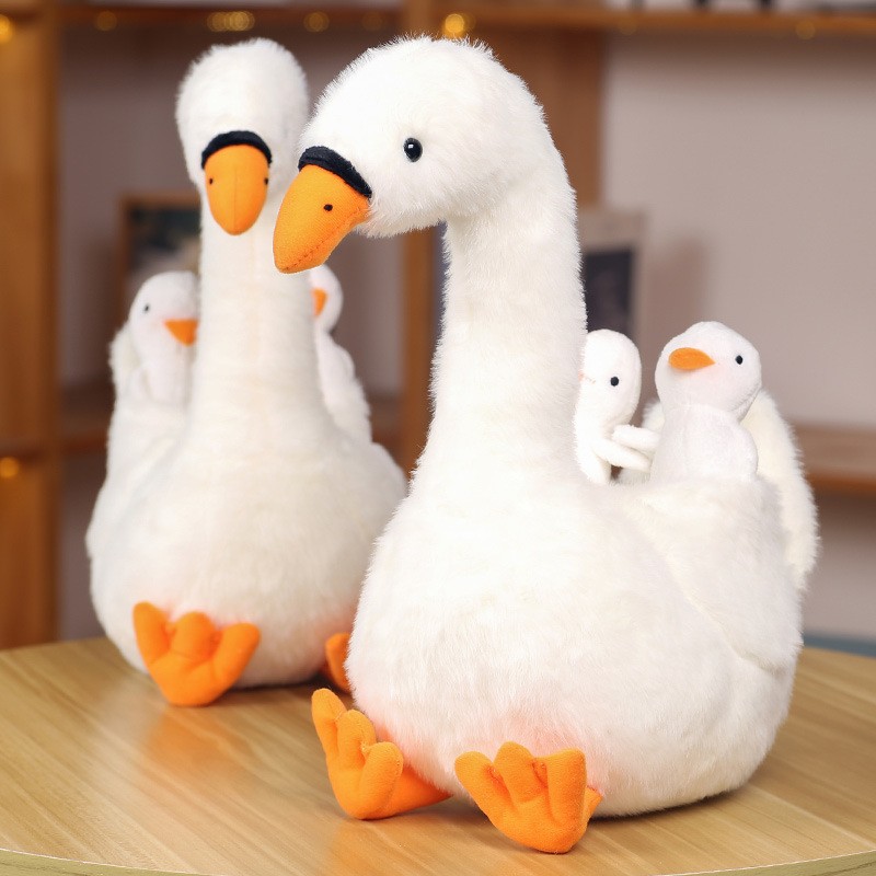 Fashion Mother And Son Goose Doll Plush Toys