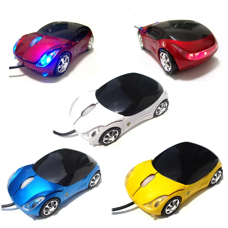 Korean version of wired cartoon car mouse