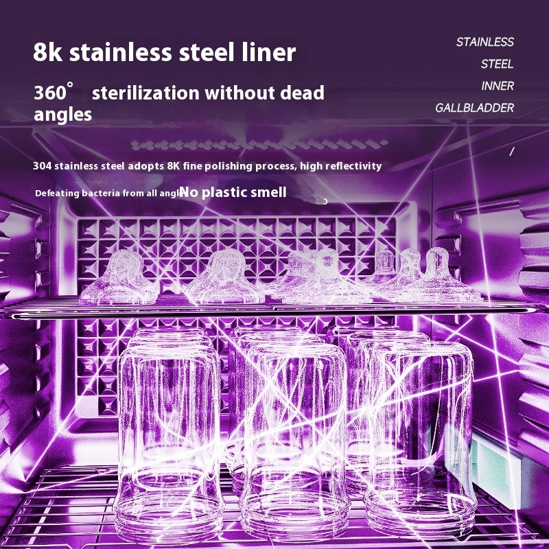 Baby Bottle Disinfection Cabinet UV Household Small Desktop Baby Sterilizer