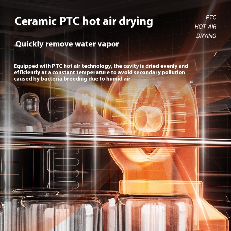 Baby Bottle Disinfection Cabinet UV Household Small Desktop Baby Sterilizer