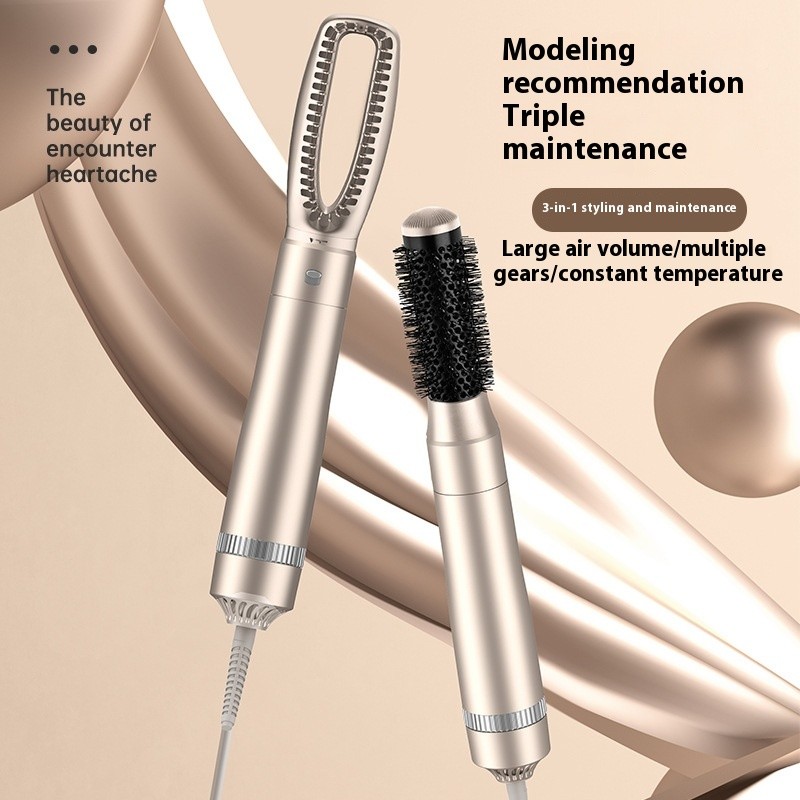 Five-in-one Hot Air Comb Hair Curler Multi-function High-power Hair Straightener