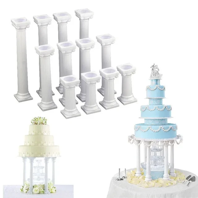 3 Tier Pillar Cake Stand
