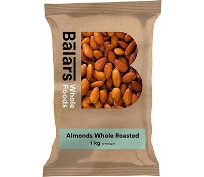 ALMONDS WHOLE ROASTED 1KG (BALARS)