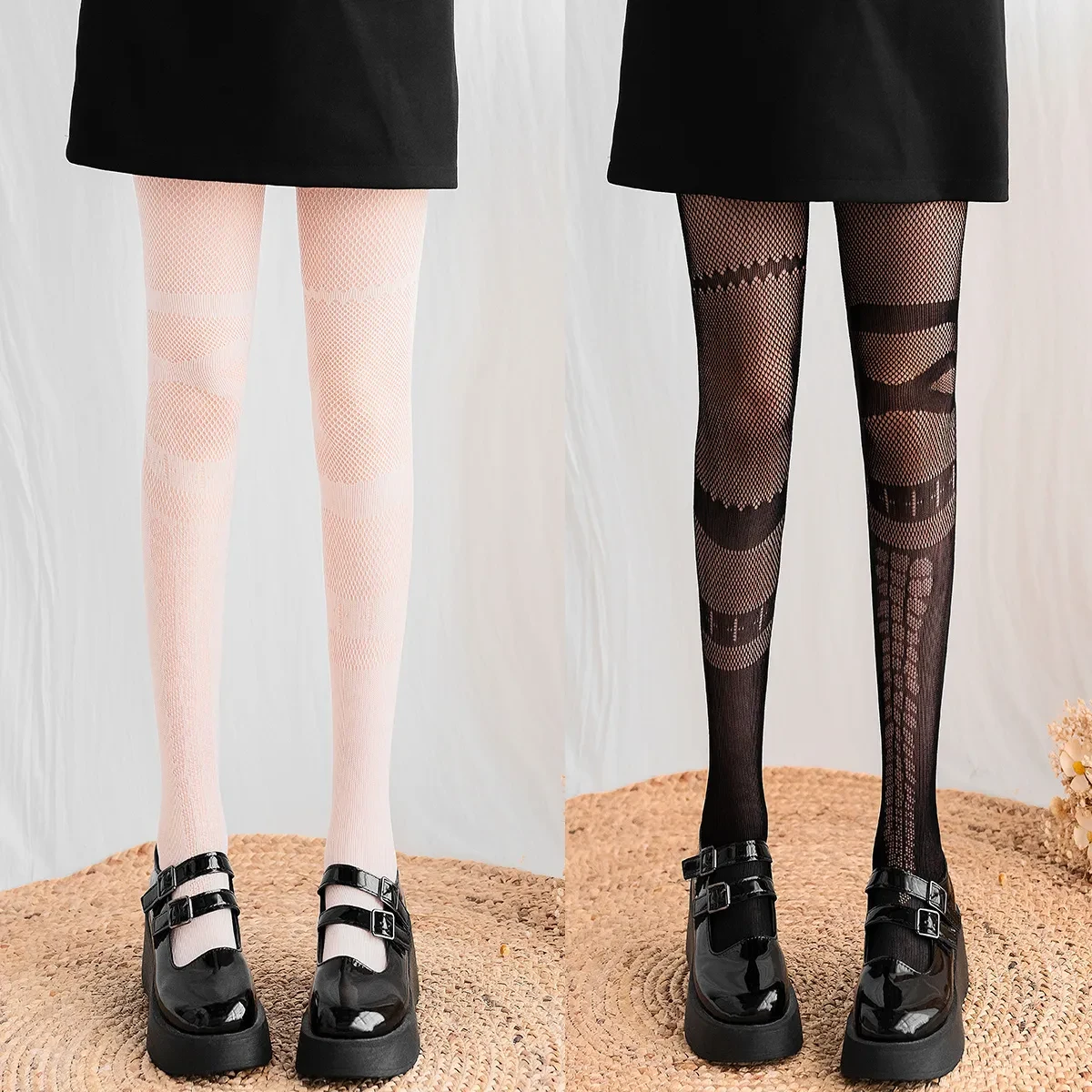 Sheer Fishnet Tights