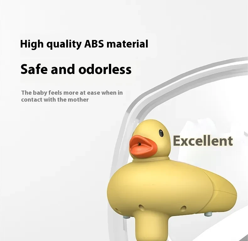 Baby Standing Red Mouth Duck Bath Table Hands-free Shower Non-slip Spine Protection Adjustable