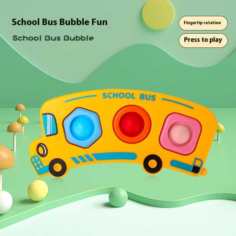 Exercise Puzzle Baby Finger Bubble Toy