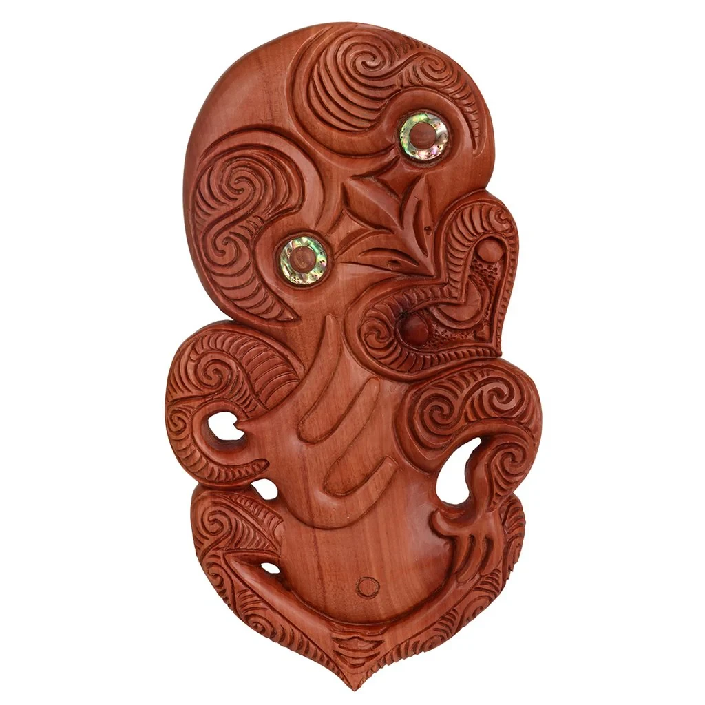 Wooden Tiki Wall Hanging - Large