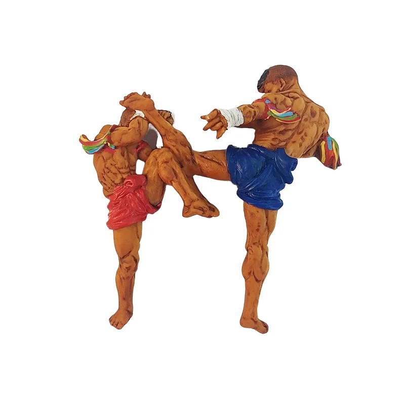 Thailand Thai Boxing 3D Stereoscopic Resin Painting and Tourism Souvenirs