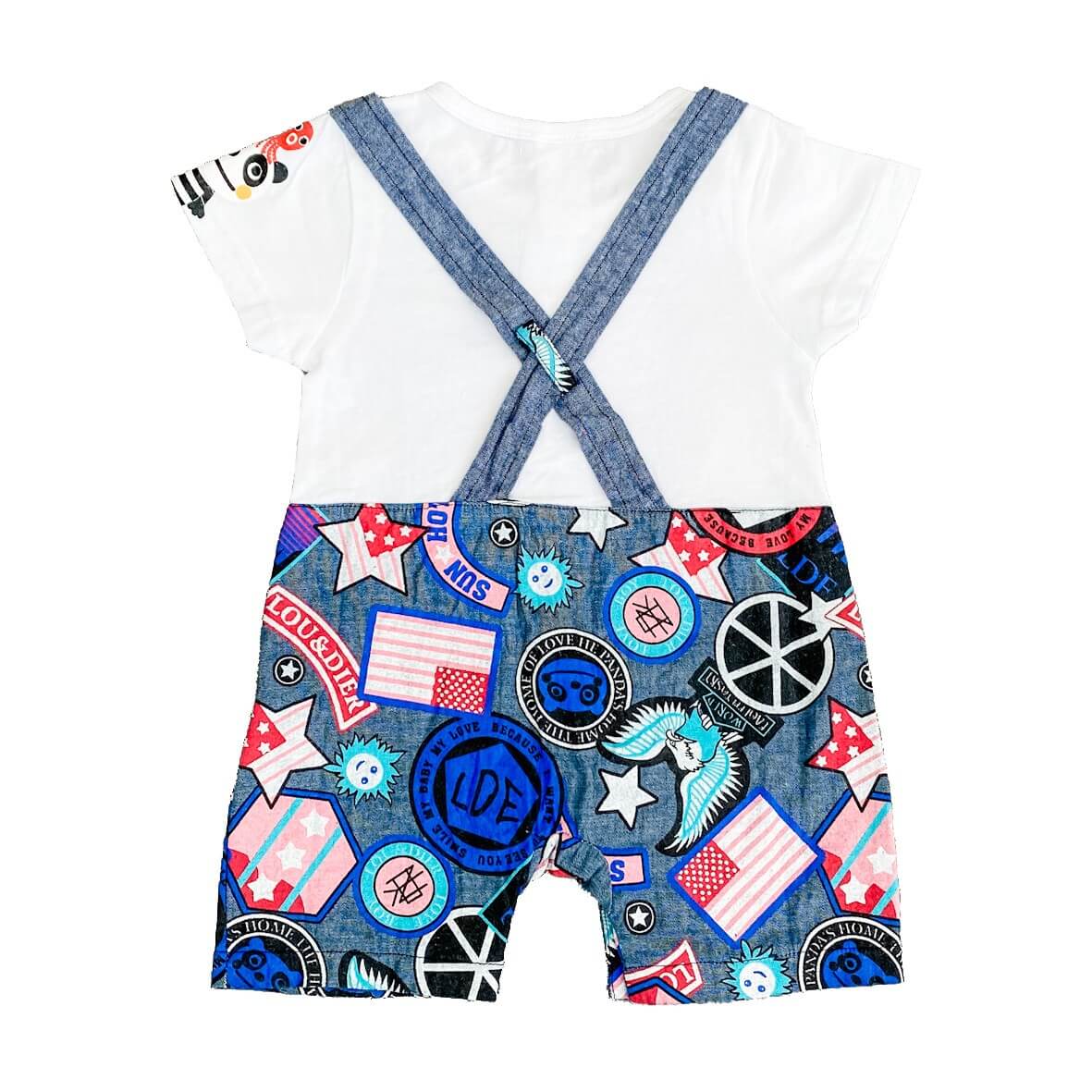 All-In-One Badge Unisex Overalls | 9-12m & 2-3y