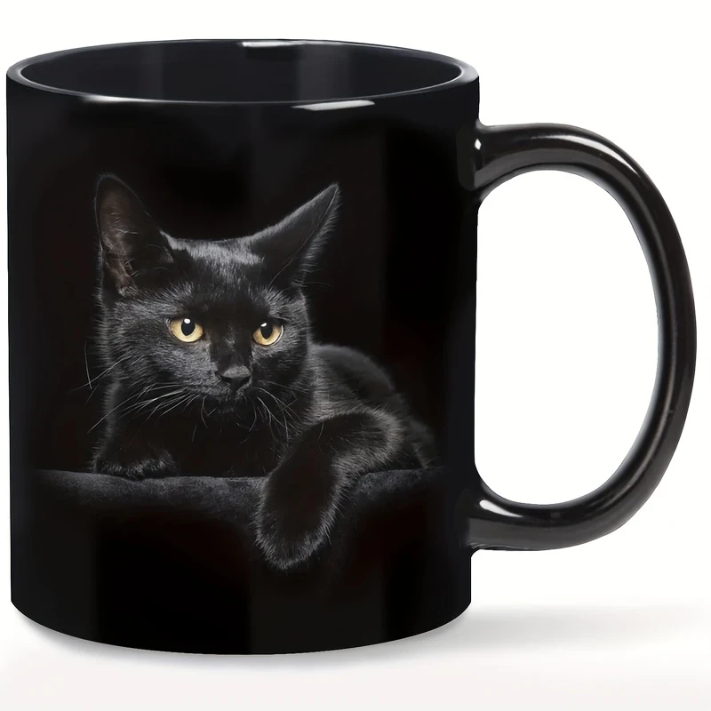Black Cat Coffee Mug