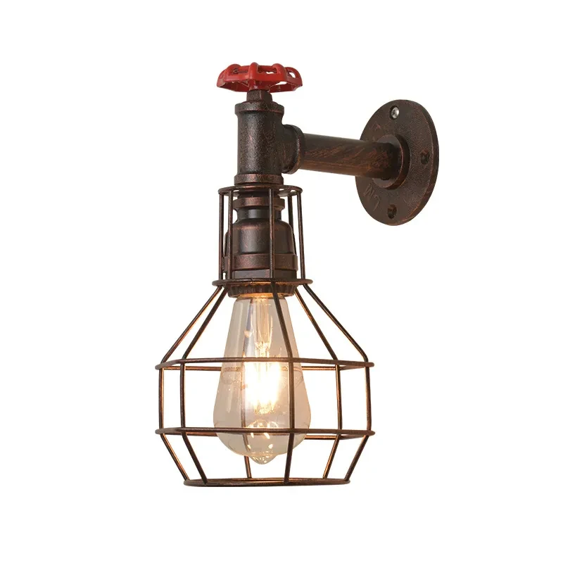 Retro Industrial Style Restaurant Bar Counter Aisle Lamp