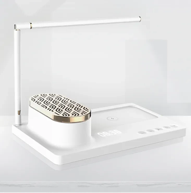 Bluetooth Speaker Desk Lamp Creative LED Square Jane Eyre Smart Home Wireless Mobile Phone Charging Audio Eye Protection Desk Lamp