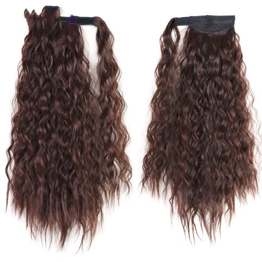 Natural curly ponytail extension