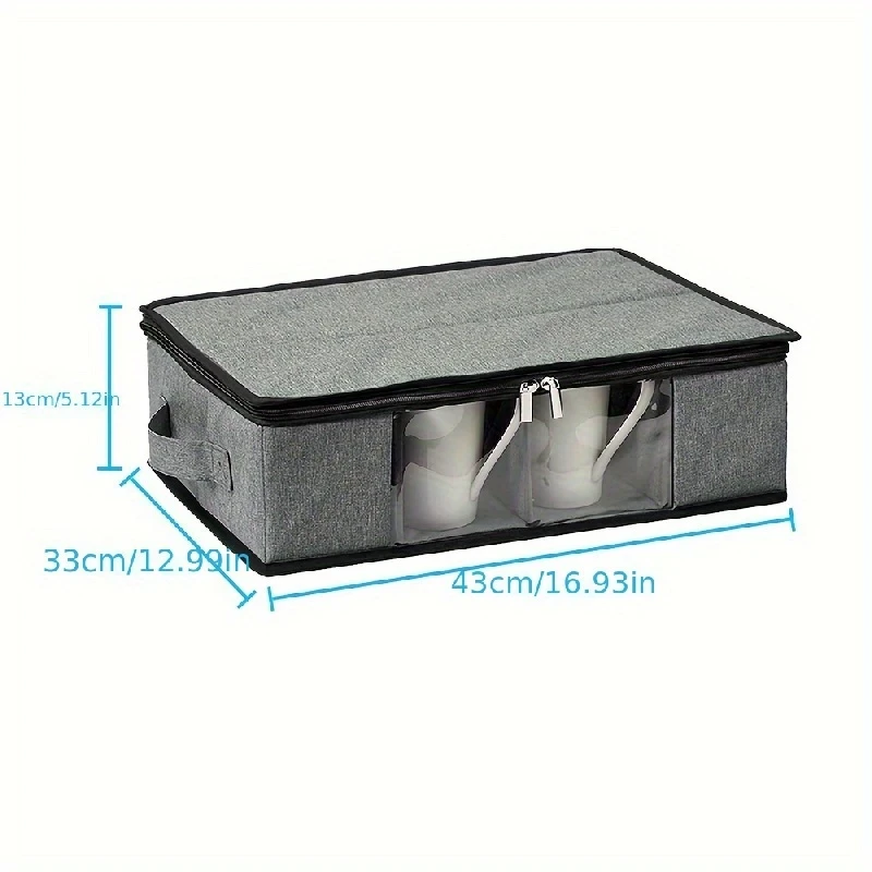 Stylish Mug and Cup Storage Box with Divider