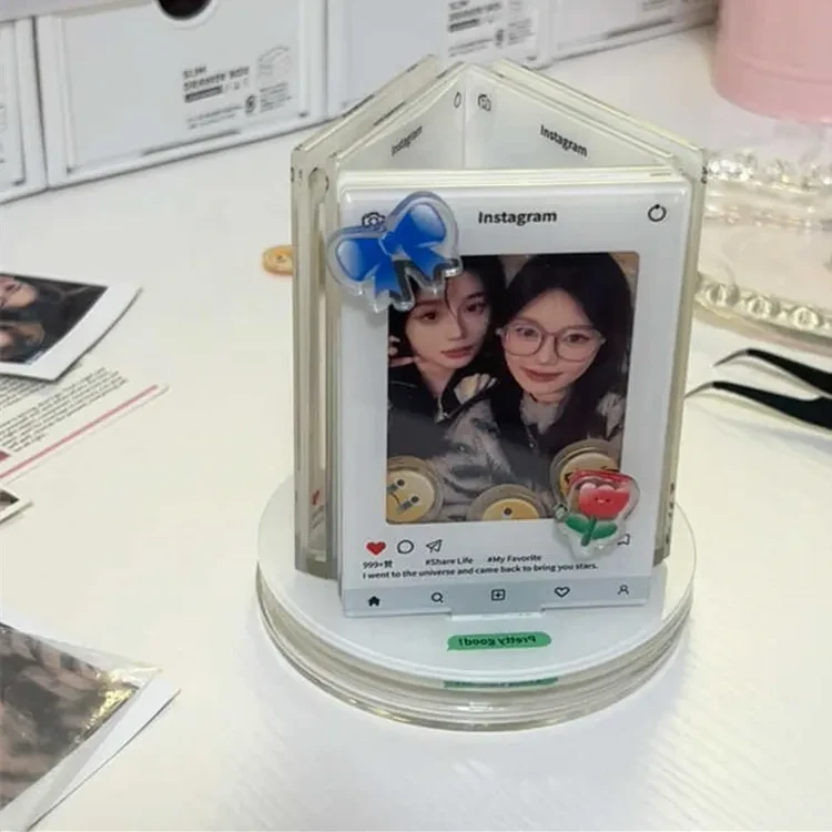 Instant photo frame