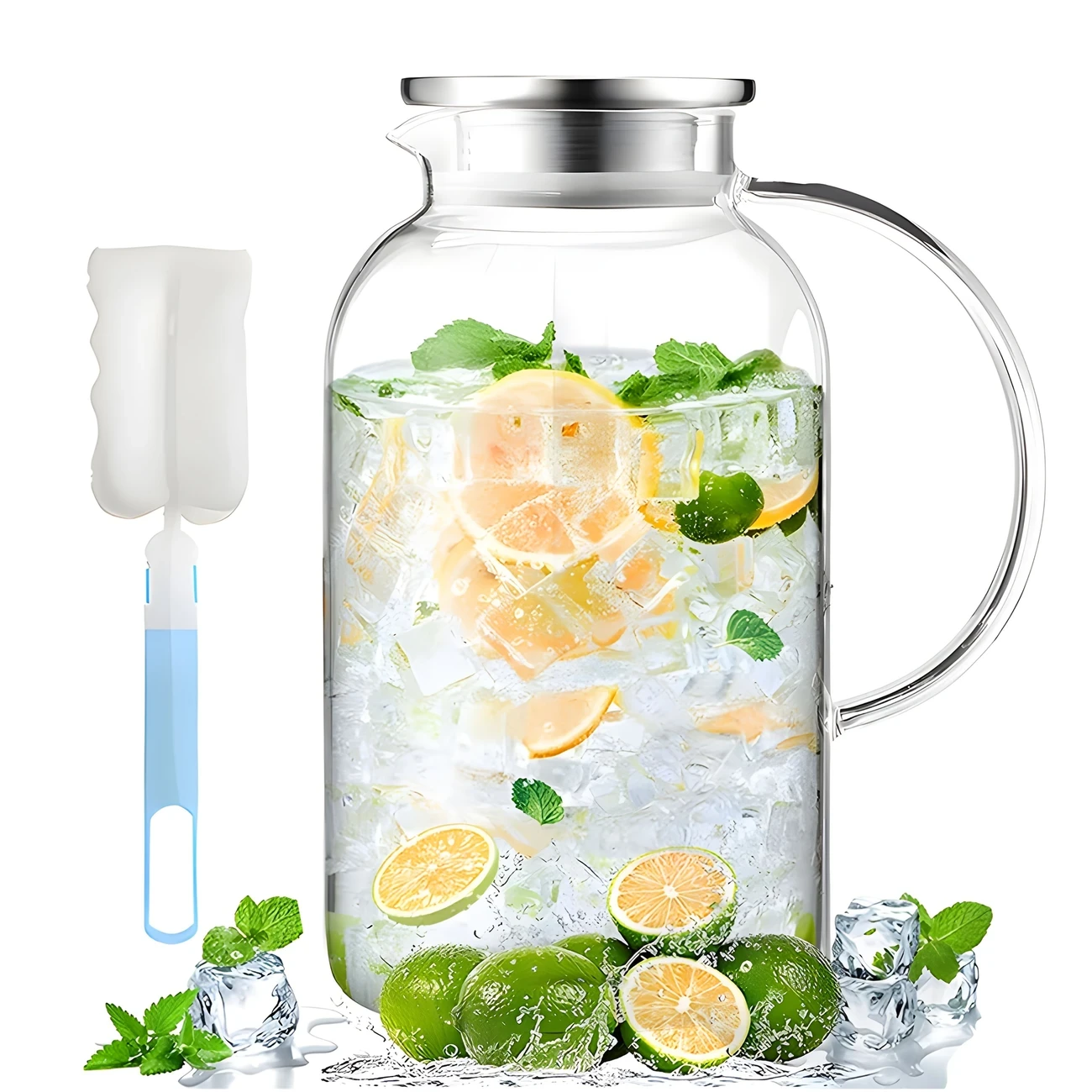 67.6oz Glass Jar with Lid