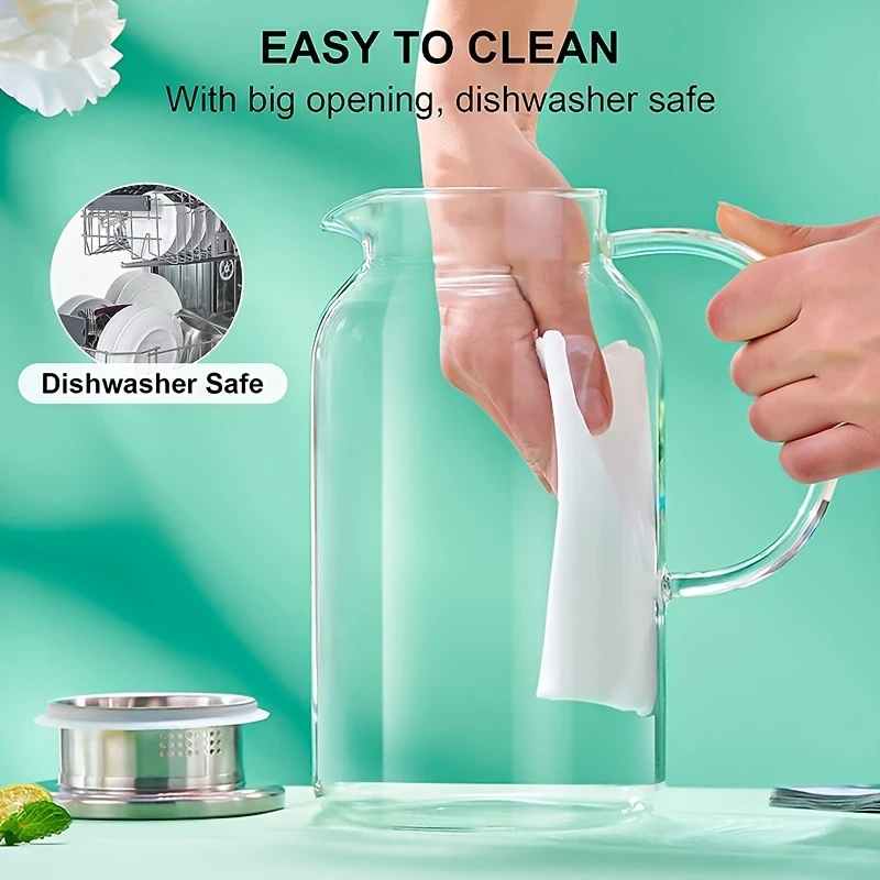 67.6oz Glass Jar with Lid