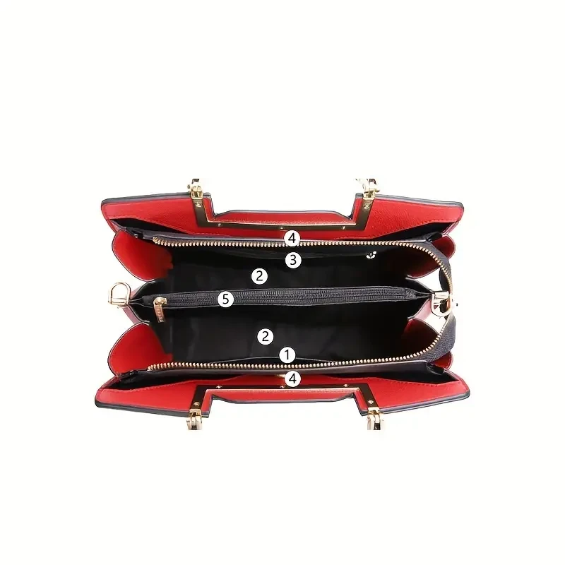 Chic Black Satchel Handbag