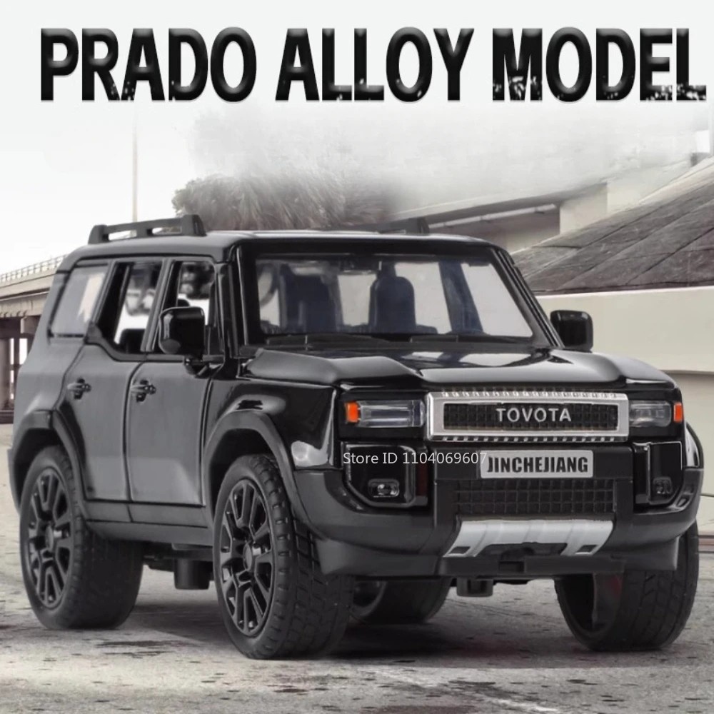 1:32 Prado SUV Car Model Toy: Detailed Alloy Die-casting Off-Road Vehicle