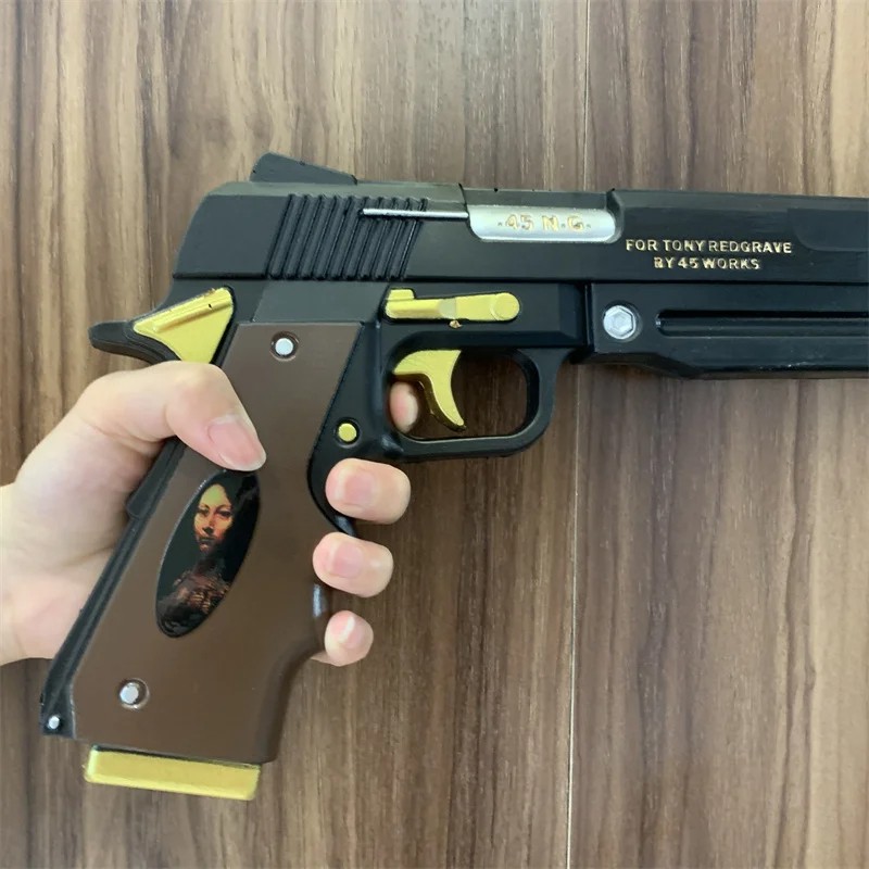 DMC Dante Gun Ebony Ivory White Revolvers