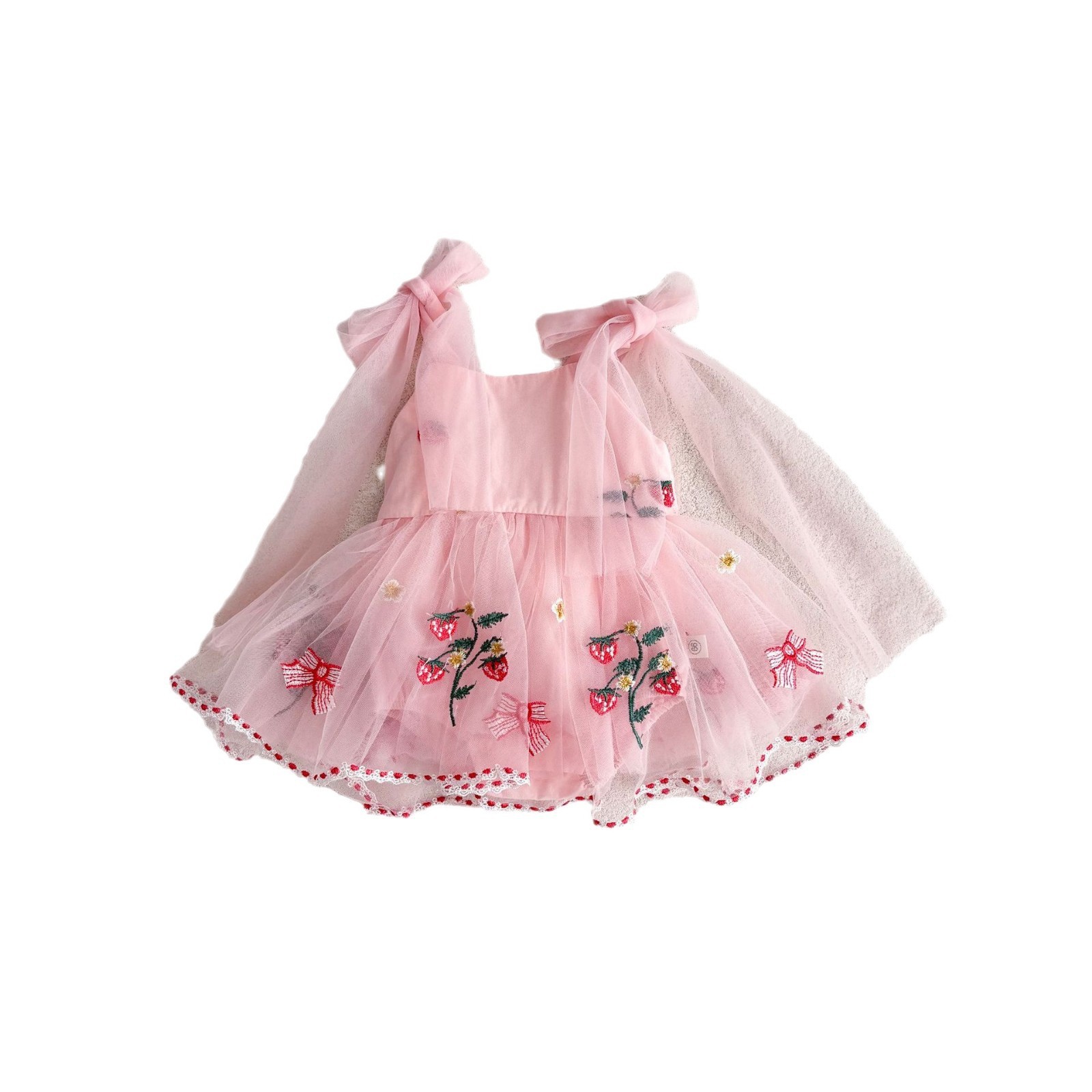 Baby Girl Sleeveless Baby Mesh Princess Dress