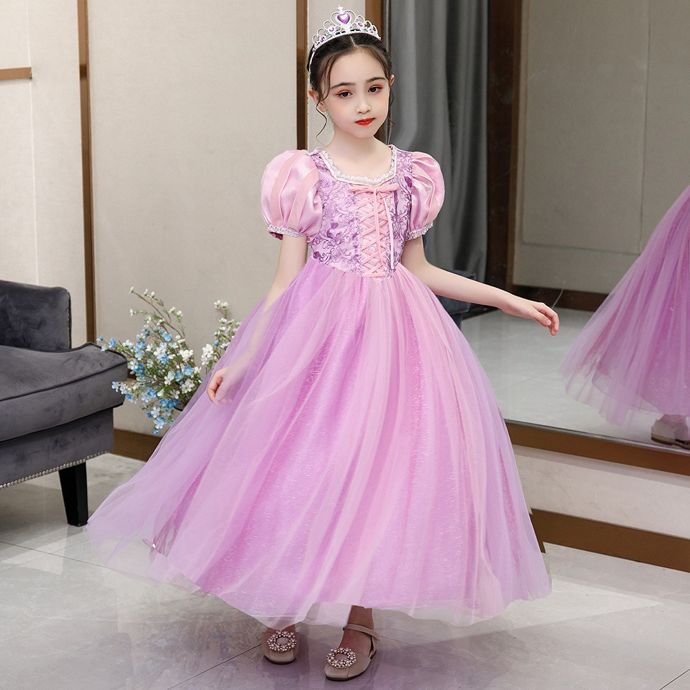 Rapunzel Birthday Show Puffy Tulle Skirt