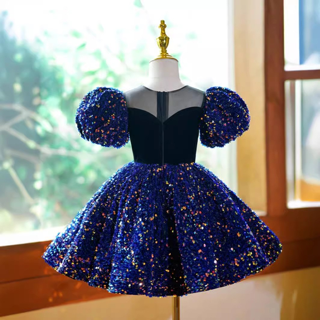 Children's Princess Dress Birthday Flower Girl Host Performance Costume