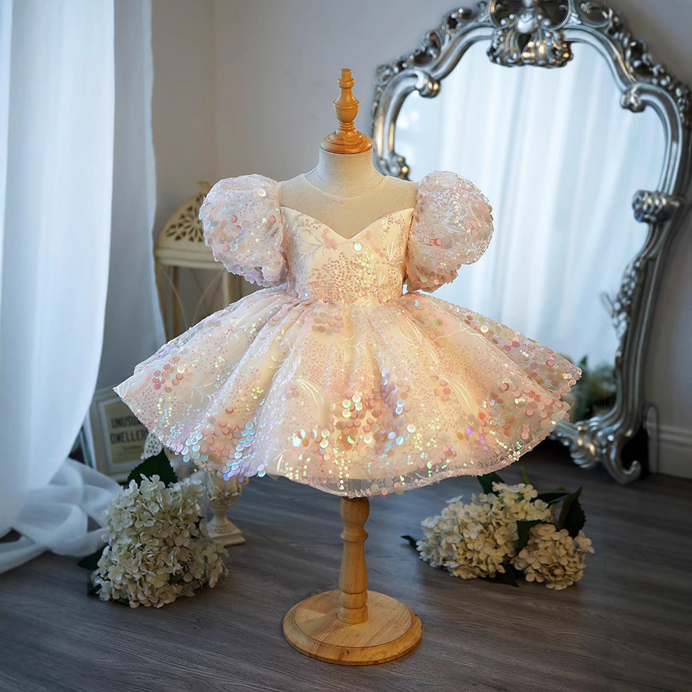 High-end Girls Performance Costume Evening Dress