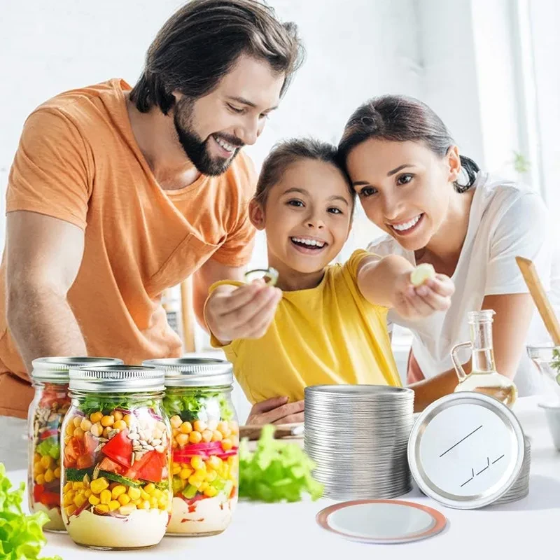 70mm Mason Jar Cover Tinplate Split Cover Piece