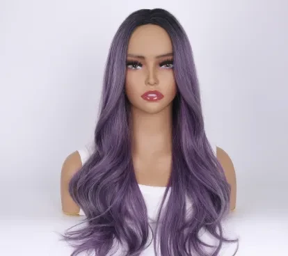 Lilac hair extensions