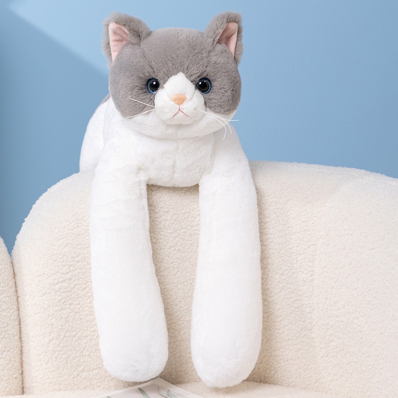 Cat's Plush Toy Lying Doll