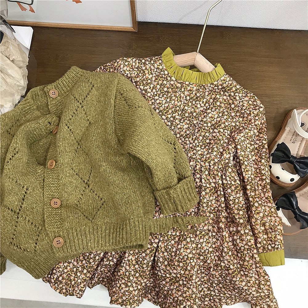 Children's Mori Style Autumn Two-piece Suit Skirt