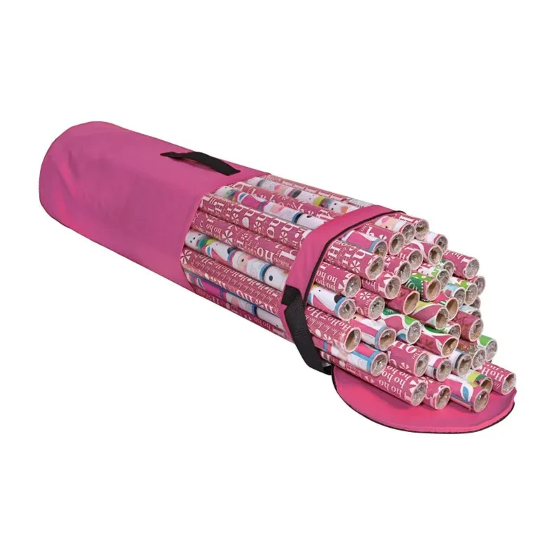 Christmas Gift Wrapping Paper Storage Bag Oxford Cloth Dustproof Household