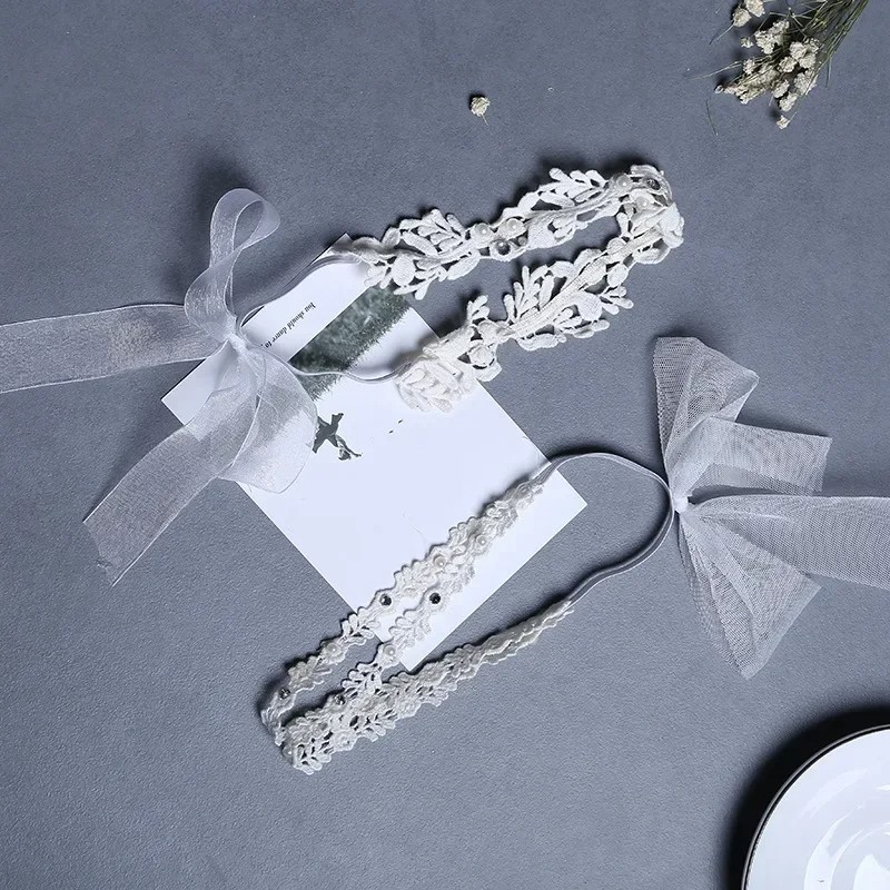 New Vintage Girls Pearl Headband  Elegant Baby Headwear