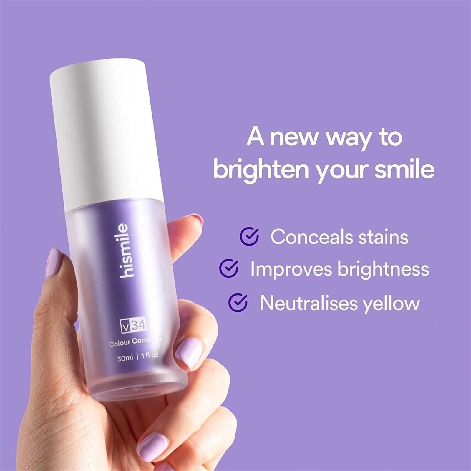 Purple Toothpaste  Teeth Whitening and Pain Relief for Sensitive Teeth