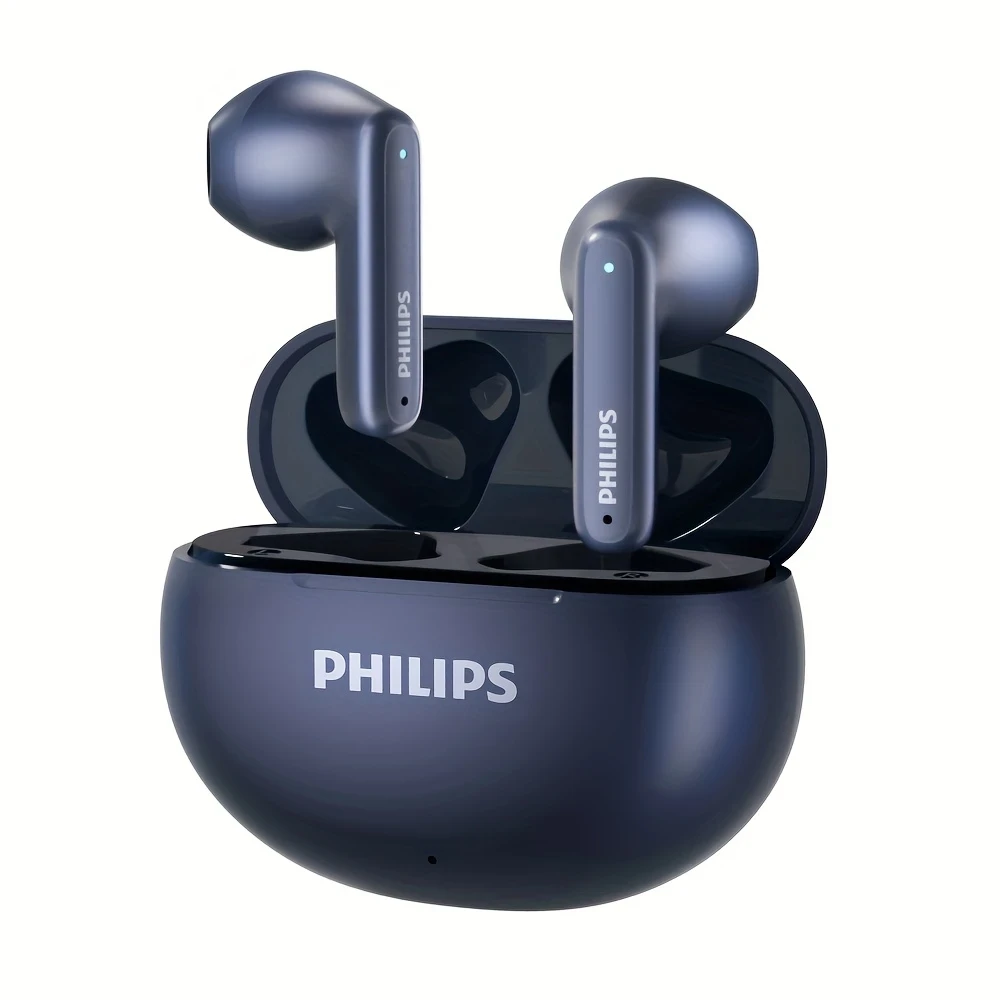 Philips Premium Wireless Earphones with Active Noise Cancellation  Earbuds with Condenser Microphone, Compatible with Smartphones for Sports, Exercise, Movies, TV Series, and Video Games