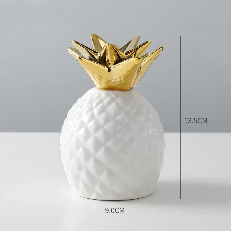 Pineapple ceramic piggy bank