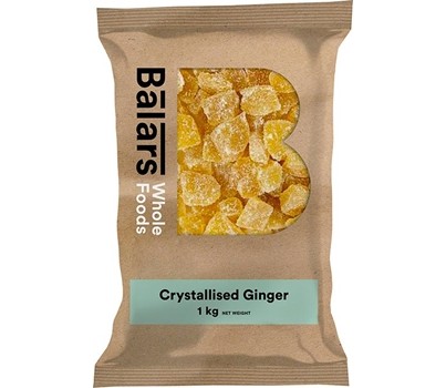 GINGER CRYSTALLISED 1KG (BALARS)