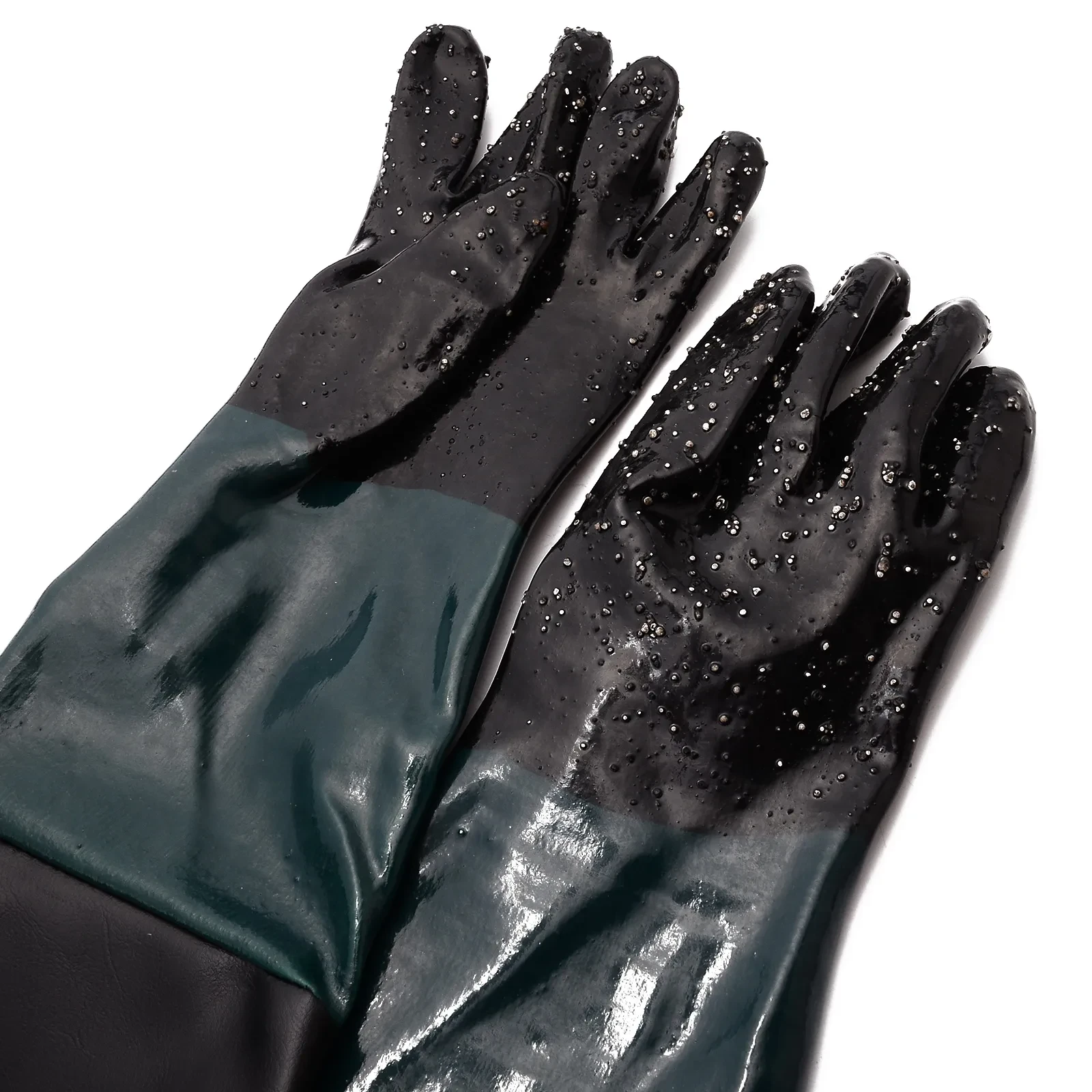 60cm PVC Sandblasting Machine Special Gloves For Non-sli