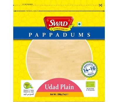 POPPADUMS PLAIN SMALL 200GM (VIMAL)
