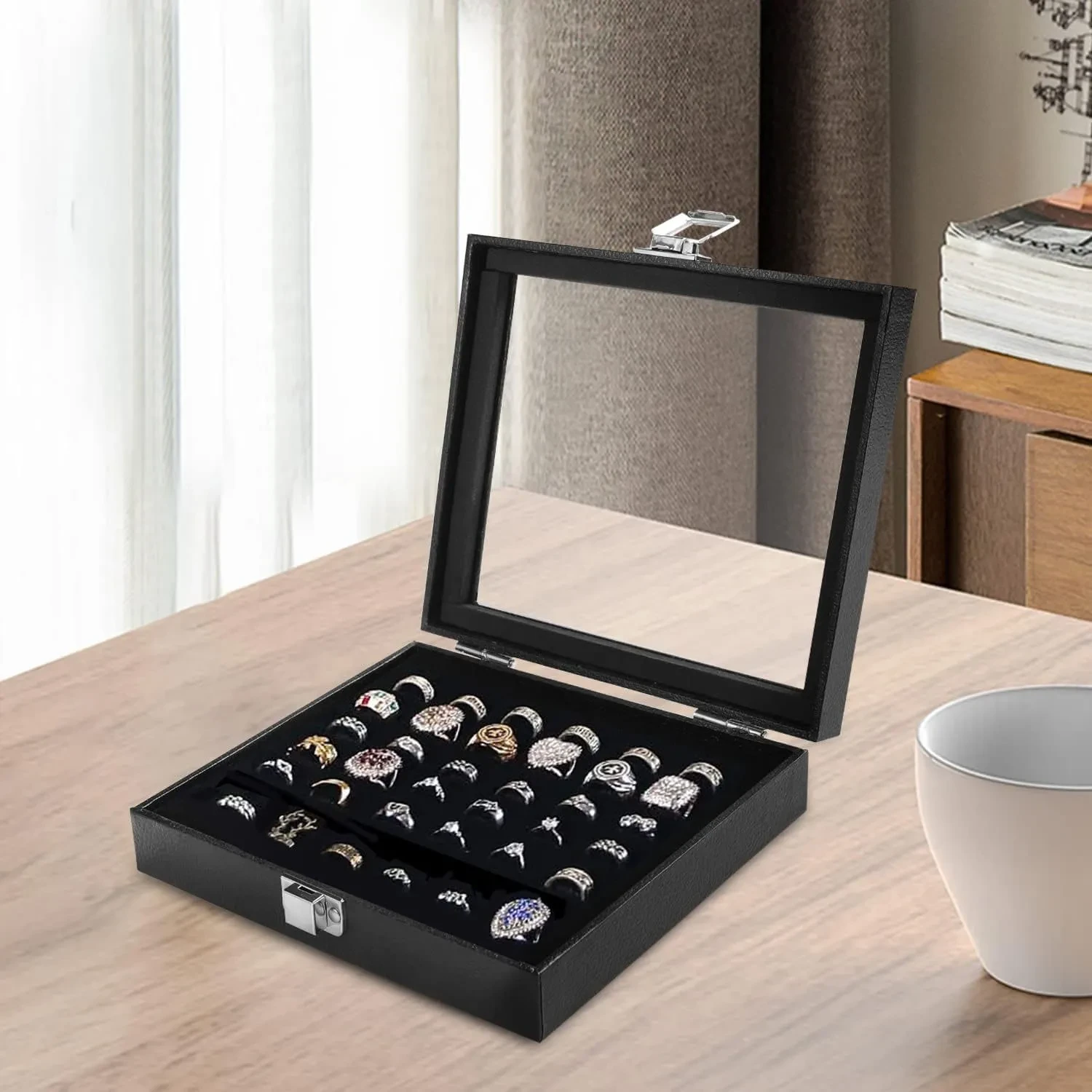 New Jewelry Ring Storage Box
