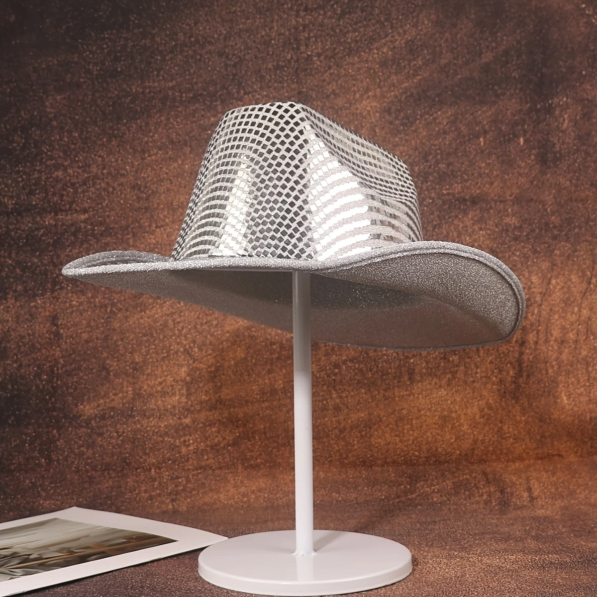 A Shiny And Sparkling Fashionable Cowboy Hat